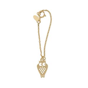 آویز ساعت طلا 18 عیار زنانه طرح جغد کد sg402