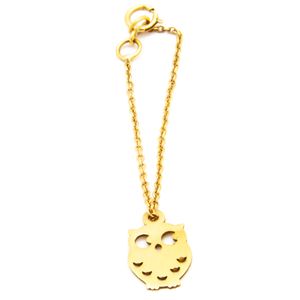 آویز ساعت طلا 18 عیار زنانه غزال گالری طرح جغد کد gge020