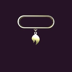 آویز ساعت طلا 18 عیار زنانه مدوپد مدل آتش کد sc1 1088