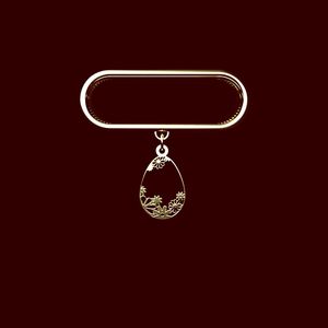 آویز ساعت طلا 18 عیار زنانه مدوپد مدل برگ کد sf1 1306