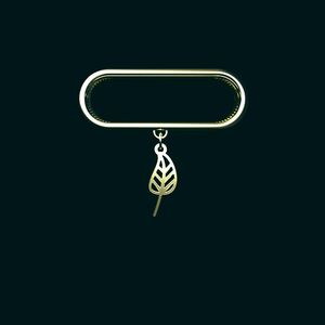 آویز ساعت طلا 18 عیار زنانه مدوپد مدل برگ کد sk1 1336