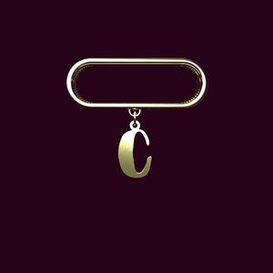 آویز ساعت طلا 18 عیار زنانه مدوپد مدل حرف c کد sl1 1409