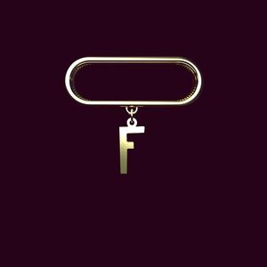 آویز ساعت طلا 18 عیار زنانه مدوپد مدل حرف f کد sl1 1438