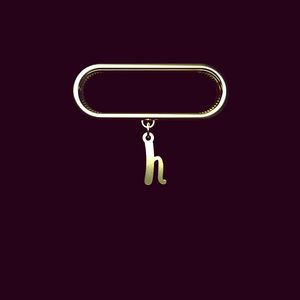 آویز ساعت طلا 18 عیار زنانه مدوپد مدل حرف h کد sl1 1698