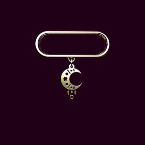 آویز ساعت طلا 18 عیار زنانه مدوپد مدل ماه کد sj1 1517