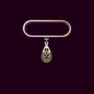 آویز ساعت طلا 18 عیار زنانه مدوپد مدل هندسی کد sj1 1740