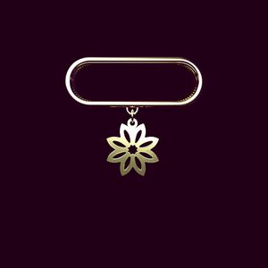 آویز ساعت طلا 18 عیار زنانه مدوپد مدل گل کد sd1 1224