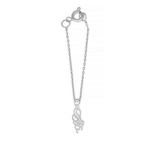 آویز ساعت نقره زنانه لیردا مدل اسم باران sat sss baran44