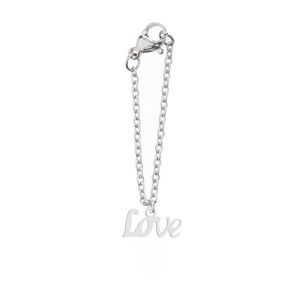 آویز ساعت نقره زنانه هایکا طرح love مدل n.ha 149