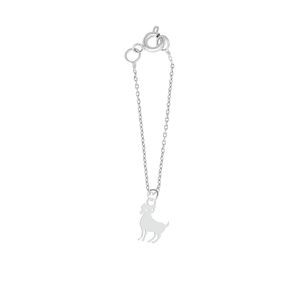 آویز ساعت نقره زنانه هایکا طرح ماه فروردین مدل  n.ha 43