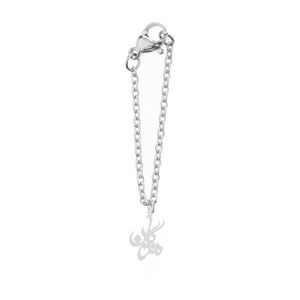 آویز ساعت نقره زنانه هایکا طرح مژگان مدل n.ha 569