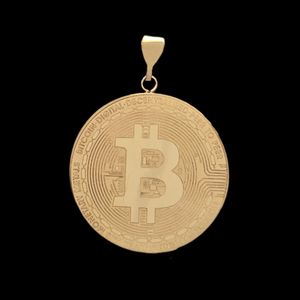 آویز طلا کم اجرت 18 عیار گالری طلا و شمش برلیان مدل بیتکوین
