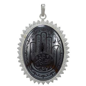 آویز نقره تاج گوهر مدل tg131