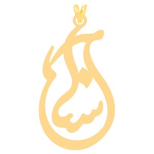 آویز گردنبند طلا 18 عیار دخترانه کرابو طرح آسنا مدل kr30891