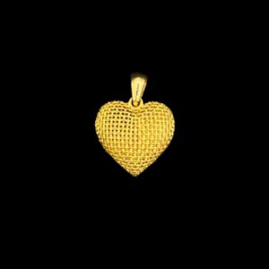 آویز گردنبند طلا کم اجرت 18 عیار زنانه ناریا مدل قلب کد 001