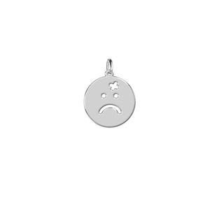 آویز گردنبند نقره ترمه 1 طرح ایموجی کد e128