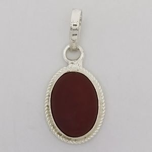 آویز گردنبند نقره زنانه سلین کالا مدل عقیق ce as171