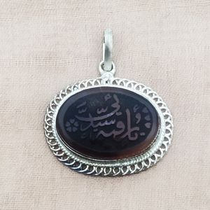 آویز گردنبند نقره زنانه سلین کالا مدل عقیق ce new106