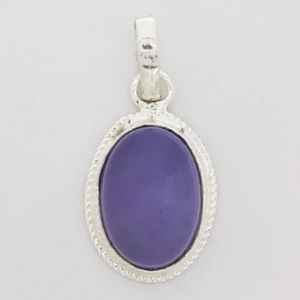 آویز گردنبند نقره زنانه سلین کالا مدل عقیق کبود ce as155
