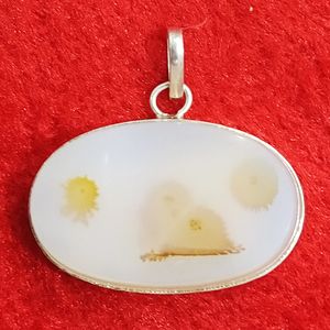 آویز گردنبند نقره زنانه سلین کالا مدل عقیق کد ce as2