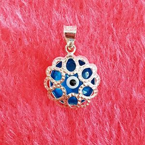 آویز گردنبند نقره زنانه طرح چشم نظر کد pg667