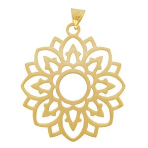 آویز گردنبند نقره زنانه طرح گل کد un008