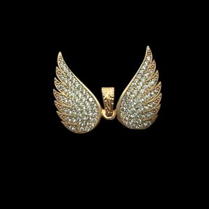 آویز گردنبند نقره زنانه مدل بال فرشته کد 001