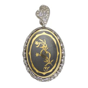 آویز گردنبند نقره زنانه مدل حدید خرداد ماه کد 77861