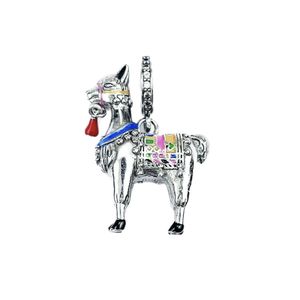 آویز گردنبند نقره زنانه پاندورا مدل colourful decorated alpaca 65146