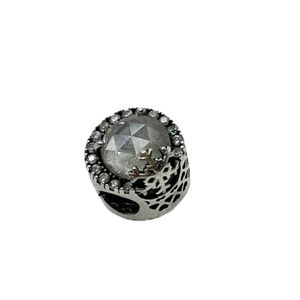آویز گردنبند نقره زنانه پاندورا مدل dazzling snowflake charm 65425