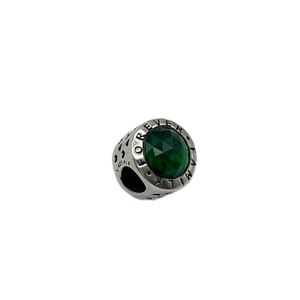 آویز گردنبند نقره زنانه پاندورا مدل family forever green charm 65293