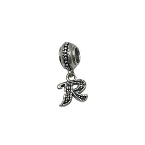 آویز گردنبند نقره زنانه پاندورا مدل letter r pendant 65398