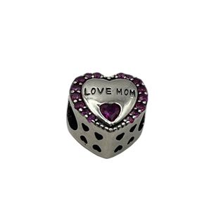 آویز گردنبند نقره زنانه پاندورا مدل love mom 65419