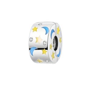 آویز گردنبند نقره زنانه پاندورا مدل night stars clip charm 65272