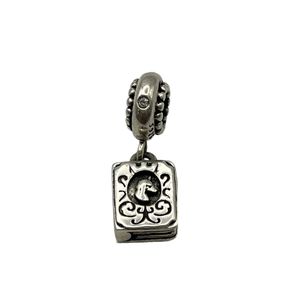 آویز گردنبند نقره زنانه پاندورا مدل unicorn book pendant 65449