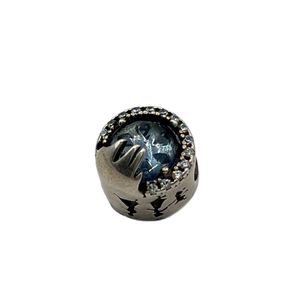 آویز گردنبند نقره زنانه پاندورا مدل winter crystal charm 65430