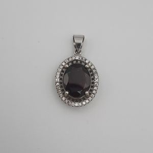 آویز گردنبند نقره زنانه کد 20007