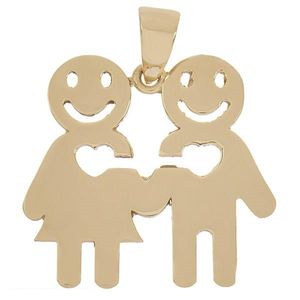 آویز گردنبند نقره طرح عشق کد 04