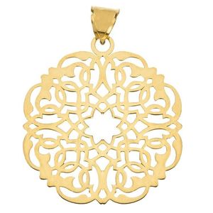 آویز گردنبند نقره طرح فانتزی کد 01