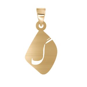 آویز گردنبند نقره طرح گ