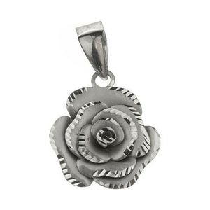 آویز گردنبند نقره مدل ros