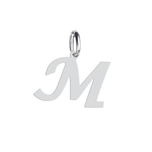 آویز گردنبند نقره هایکا طرح m مدل n.ha 309