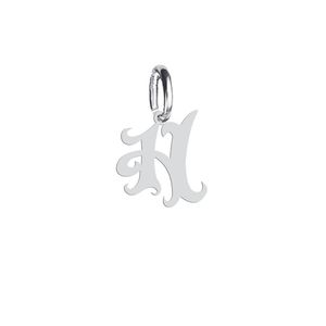 آویز گردنبند نقره هایکا طرح حرف h مدل h.n 790