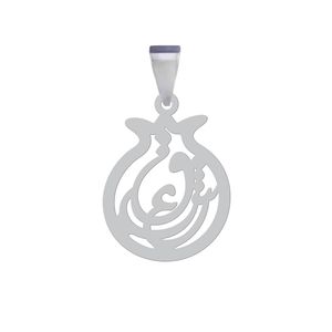 آویز گردنبند نقره هایکا مدل انار و عشق کد an.h 126