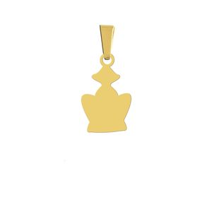 آویز گردنبند نقره هایکا مدل تاج کد n.ha 124