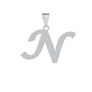 آویز گردنبند نقره هایکا مدل حرف n کد an.h271