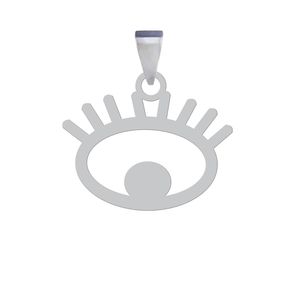 آویز گردنبند نقره هایکا مدل چشم کد an.h 102
