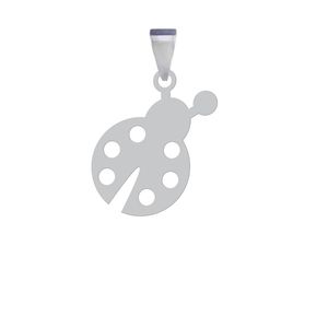 آویز گردنبند نقره هایکا مدل کفش دوزک کد anh 57