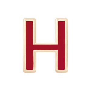 آویز گردنبند نقره ژابیز مدل حرف h