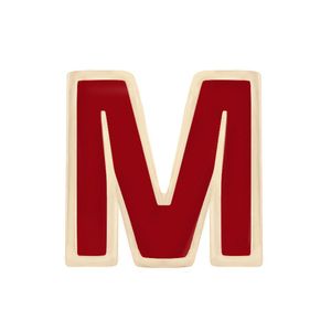 آویز گردنبند نقره ژابیز مدل حرف m